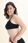 Zivame Double Layered Non Wired 3/4th Coverage Tshirt Bra (Pack of 2) - Multicolor — thumbnail 7